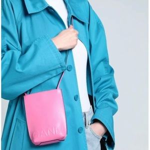 GANNI Small Banner crossbody bag